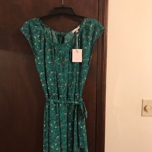Lauren Conrad Green Dress New with Tags